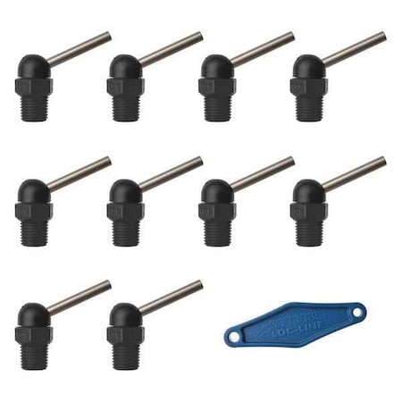 Loc-Line 79063-BLK - Nozzle,CT Style,0.062in.dia,PK10