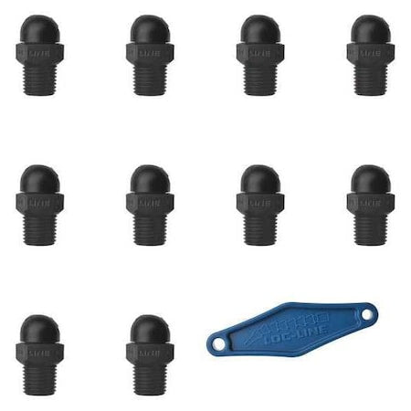Loc-Line 79064-BLK - Nozzle,CT Style,0.086in.dia,PK10