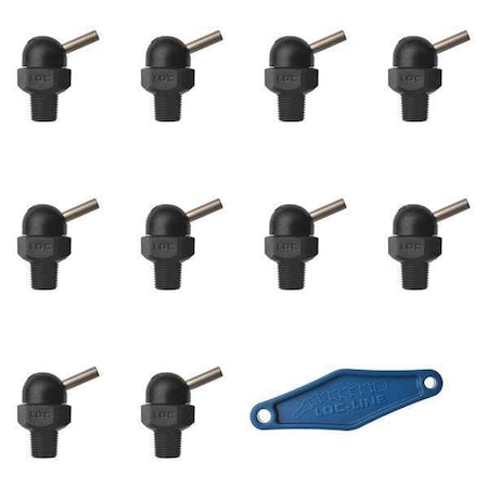 Loc-Line 79020-BLK - Nozzle,CT Style,0.117in.dia,PK10