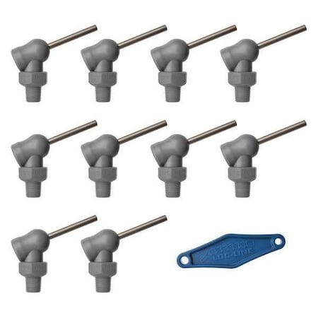 Loc-Line 79047-G - Nozzle,XR Style,0.086in.dia,PK10
