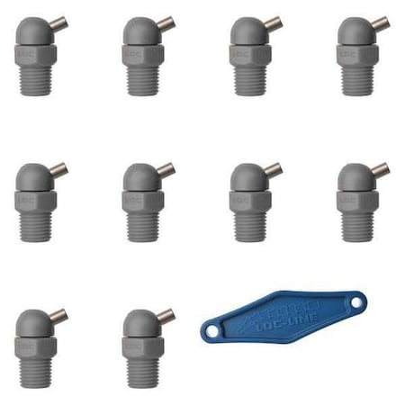 Loc-Line 79065-G - Nozzle,CT Style,0.086in.dia,PK10