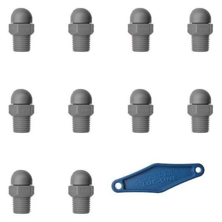 Loc-Line 79022-G - Nozzle,CT Style,0.160in.dia,PK10
