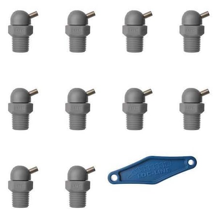 Loc-Line 79069-G - Nozzle,CT Style,0.117in.dia,PK10