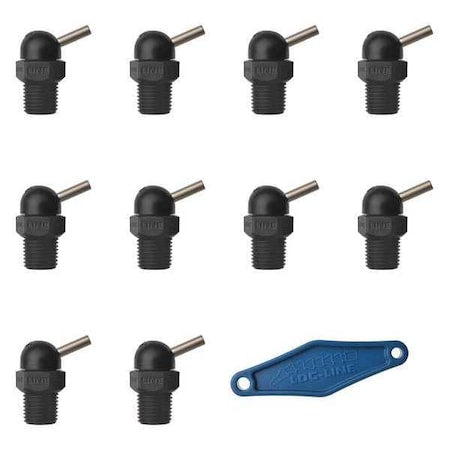 Loc-Line 79070-BLK - Nozzle,CT Style,0.117in.dia,PK10