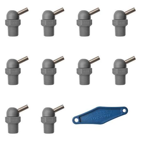 Loc-Line 79074-G - Nozzle,CT Style,0.160in.dia,PK10