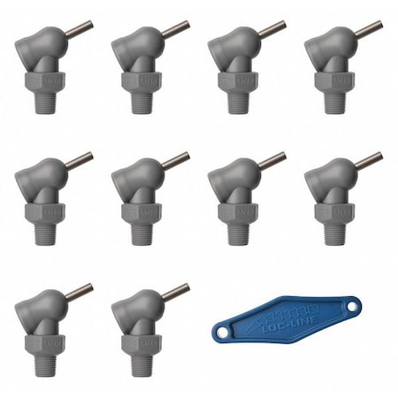 Loc-Line 79086-G - Nozzle,XR Style,0.860in.dia,PK10