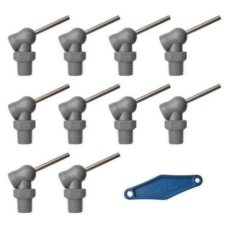 Loc-Line 79091-G - Nozzle,XR Style,0.117in.dia,PK10