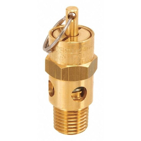 Control Devices ST25-0A350 - Air Safety Valve,1/4 In Inlet, 350 psi