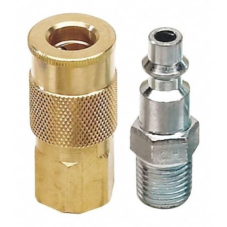 Campbell Hausfeld MP515500AV - IND Coupler And Plug,1/4"