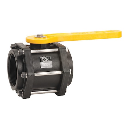 Banjo V300 - Manual 2-Way Ball Valve,NPT,Polypro