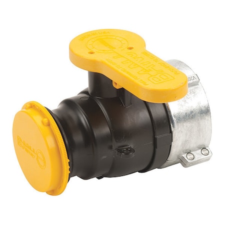 Banjo WSF210FSAV - Manual 2-Way Ball Valve,Buttress,Polypro