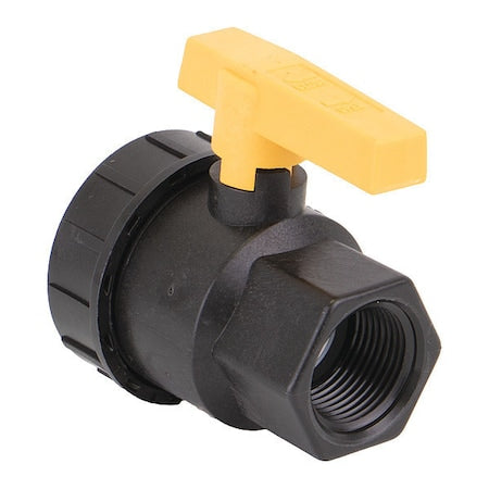 Banjo UV100FP - Manual 2-Way Ball Valve,NPT,Polypro