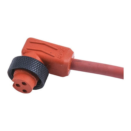 Remke 104C0030AHT - Cordset,Mini,Hi-Temp Sil,F,4 Pole,3 ft.