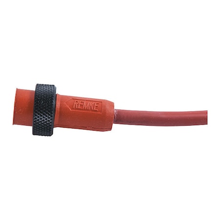 Remke 102A0060AHT - Cordset,Mini,Hi-Temp Sil,F,2 Pole,6 ft.