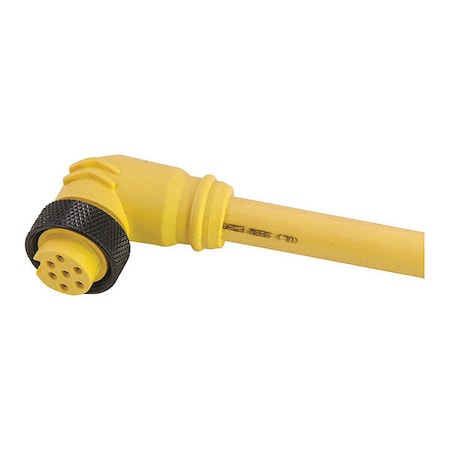 Remke 106BC0030AP - Cordset,Mini,PVC,Female,6 Pole,3 ft.