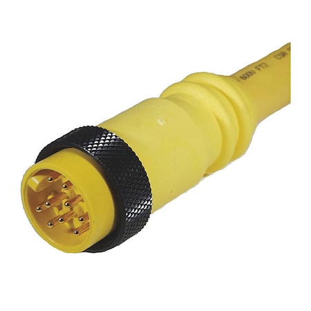 Remke 110B0060AP - Cordset,Mini,PVC,Male,10 Pole,6 ft.