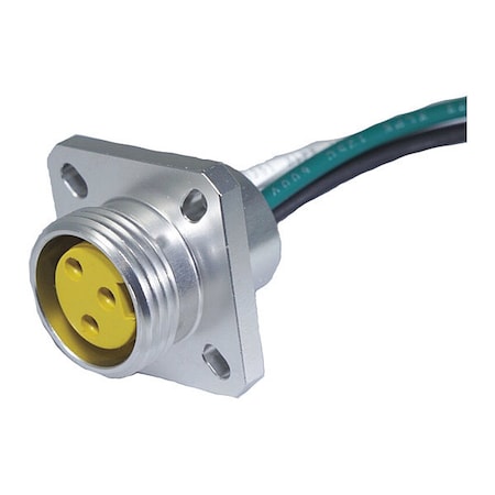 Remke 103QF0010M - Receptacle,Mini Size,F,Flg Mt 3 P,1 ft.