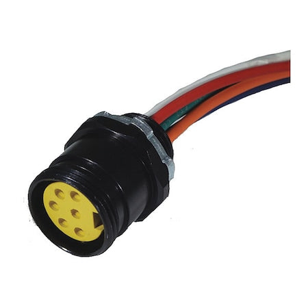 Remke 108Q0010M - Receptacle,Mini,Female,8 Pole,1 ft.