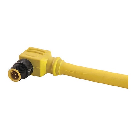 Remke 505F0066AL - Cordset,Single Key,PUR,M,5 Pole,6.6 ft.