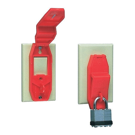 Panduit PSL-WS1A - Toggle/rocker Switch Lock-Out,Rd