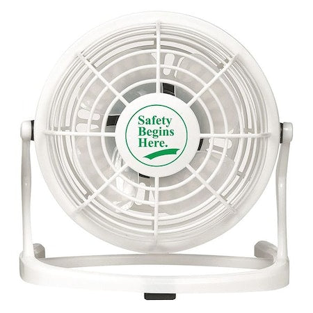 N/A 38HX82 - 3-1/2" Blade Dia Table & Floor Fan, Non-Oscillating, 1 Speeds, 5 VDC, White