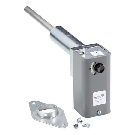 Johnson Controls A25AN-1C - Fan and Limit Control, Open on Rise, 25 Degrees to 215 Degrees F, SPST, 120/208/240/277 VAC