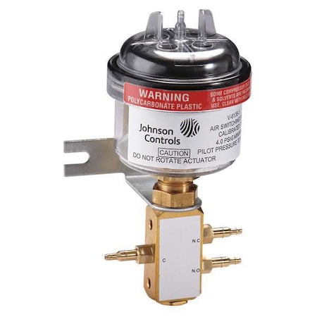 Johnson Controls V-6135-2 - Air Switching Valve, 1/4 in Barb, 11 to 15 psi
