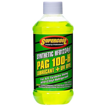 Supercool 38589D - AC Refrigerants and Lubricant,8 oz,Green