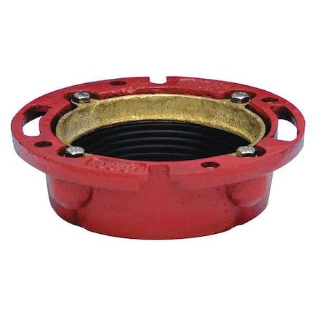 Oatey 42255 - Toilet Flange, Red, Cast Iron, 4"