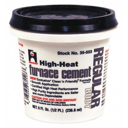 Hercules 35503 - Furnace Cement,High Temperature,1/2 pt.