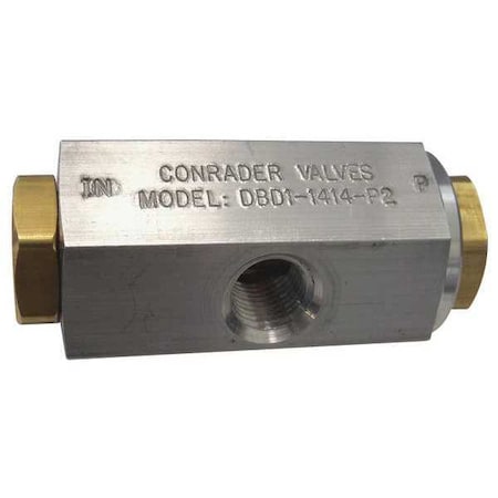 Conrader DBD1-1414 - Discharge Valve,1/4" NPT,250 PSI,1.5 cfm