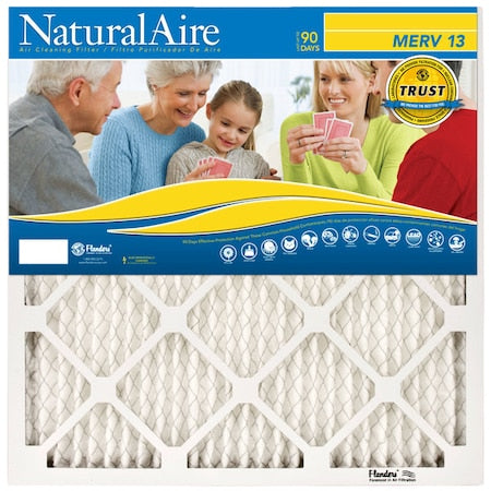 Naturalaire 85156.012025 - Standard Capacity Pleated Filter, 20"x25"x1", MERV 10
