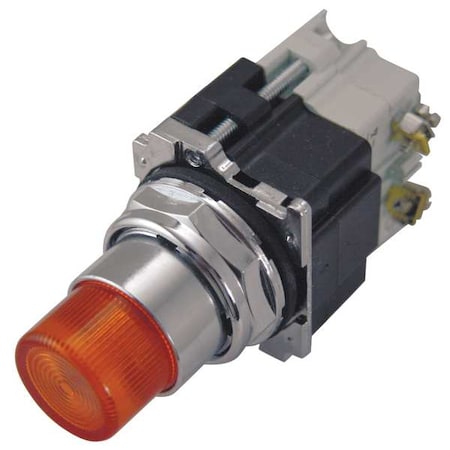 Eaton 10250T397LAD2A-53 - Illum Push Button,Full Voltage,Amber,1 NO