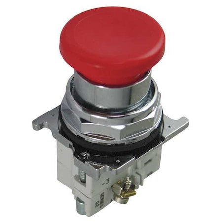 Eaton 10250T122-53 - Mushroom Head Push Button,Non-Illum,Red,1 NO