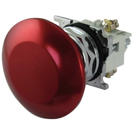 Eaton 10250T172-2 - Mushroom Head Push Button,Non-Illum,Red,2 NO