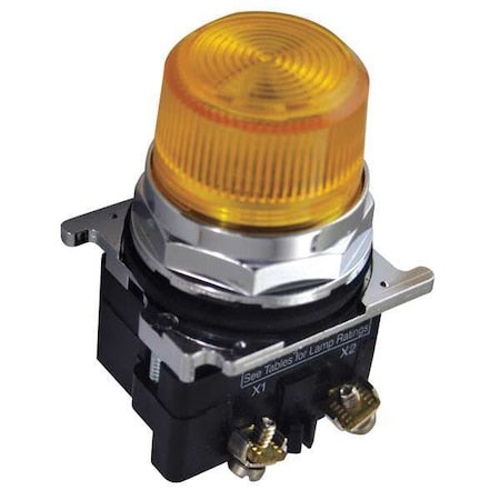 Eaton 10250T181LYP06 - Pilot Light, Yellow, 30mm, LED