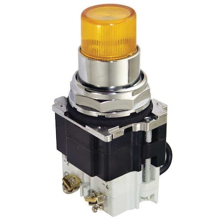 Eaton 10250T297LYP2A - Pilot Light, Press, 120 VAC, Yellow