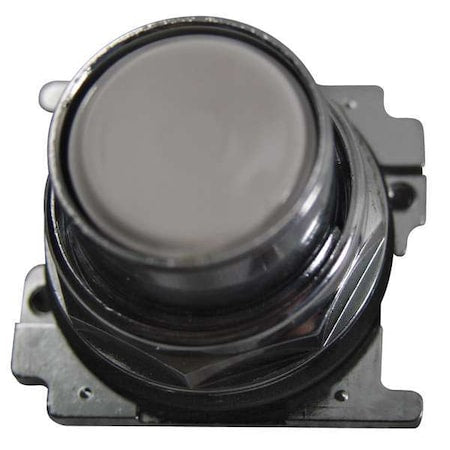 Eaton 10250T106 - Flush Push Button,White,Non-Illum,30mm