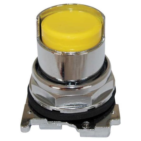 Eaton 10250T504 - Extended Push Button,Yellow,Non-Illum,30mm