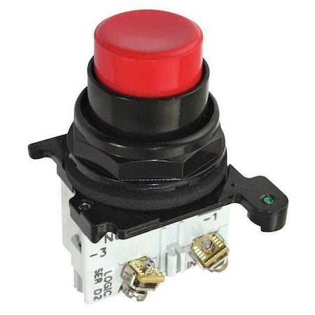 Eaton E34EB2-1X - Extend Push Buttn Op,Non Illum,Red,1 NO/1 NC