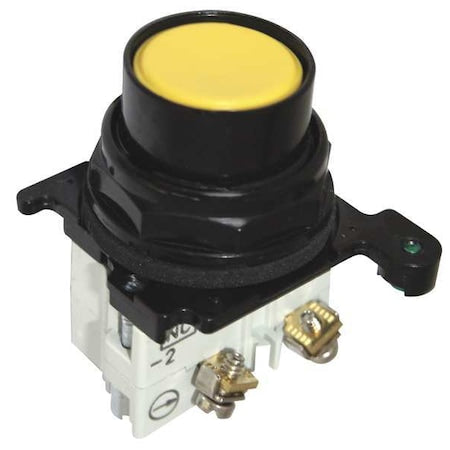 Eaton E34PB4-53X - Flush Push Button Operatr,Non Illum,Ylw,1 NO