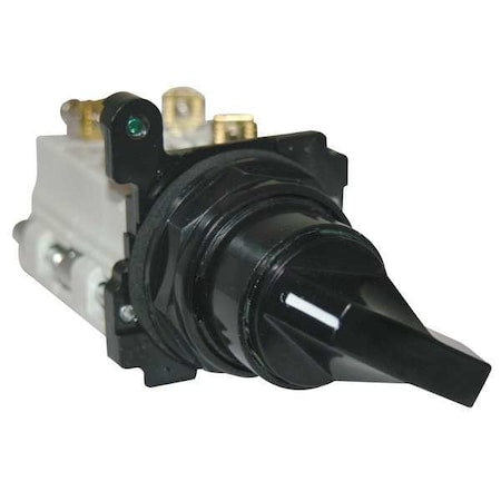 Eaton E34VHBL1-Y2 - Selector Switch,Non-Illum,3 Pos,30mm,Black