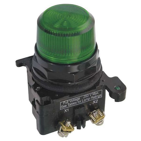 Eaton E34FB197LGP2A - Pilot Light, Green, 30mm, LED
