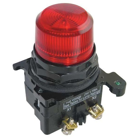 Eaton E34FB197LRP2A - Pilot Light, Red, 30mm, LED