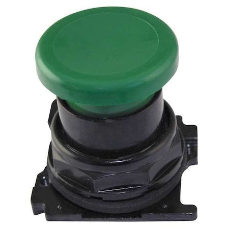 Eaton E34LB3 - Mushroom Head Push Button,Green,30mm