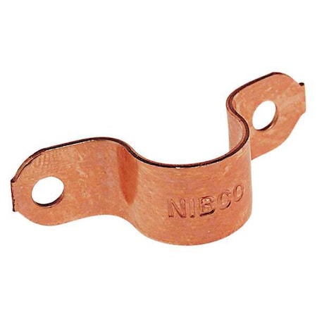 Nibco 624 5/8 - Tube Strap,Two-Hole,Copper