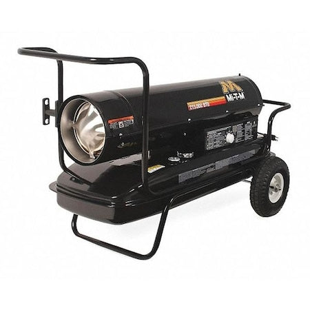 Mi-T-M MH-0215-0M11 - Kerosene Forced Air,Portable Heaters, Sure Start, Dual Connector, 215,000 Btu H, 47" L