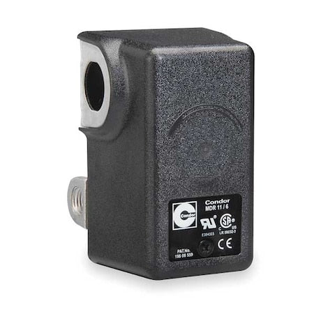 Condor Usa 11GCXX - Pressure Switch, Standard, DPST, 4 Ports, 1/4" FNPT, 25 to 160 psi Range