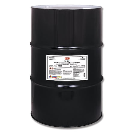 Crc 03011 - Corrosion Inhibitor, Wet Lubricant Film, 55 gal, Drum, 250 Degrees F Max Op Temp