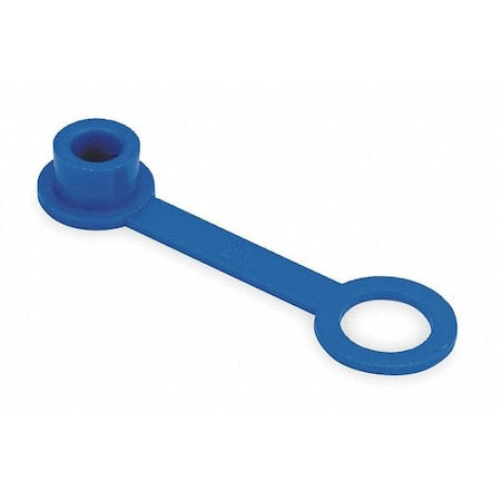 GC-18-BLUE - Grease Fitting Cap,Blue,Long PK10